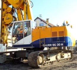 Bauer BG 20H, Year 2017 drilling rig