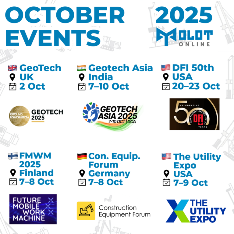 Top Deep Foundation & Construction Events – October 2025